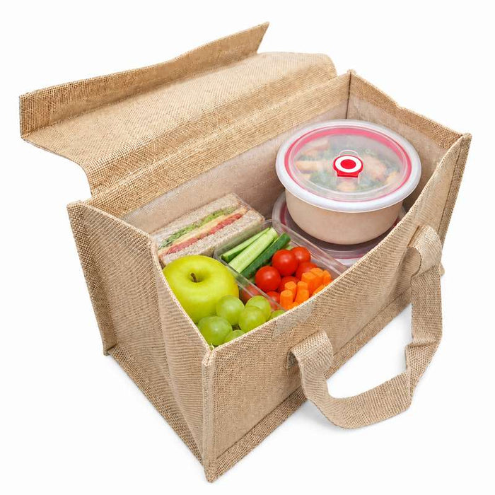 Sac cabas en jute brun 355x180mm H190mm-20Pcs