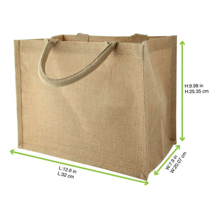 Sac cabas en jute brun 320x200mm H250mm-30Pcs