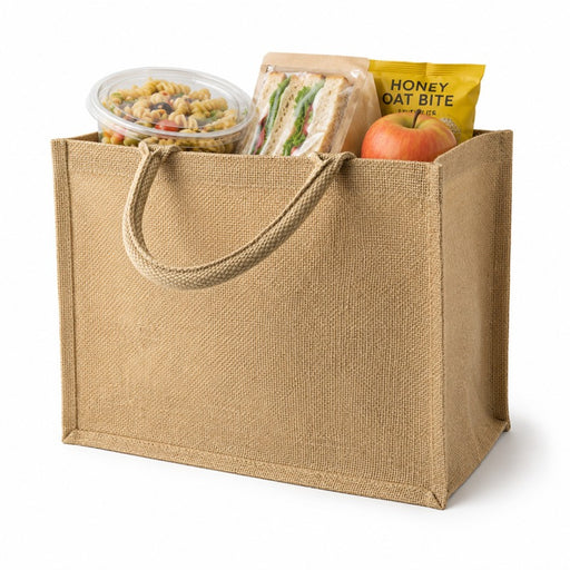 Sac cabas en jute brun 320x200mm H250mm-30Pcs