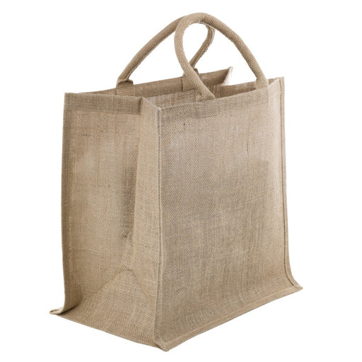 Sac cabas en jute brun 370x230mm H360mm-25Pcs