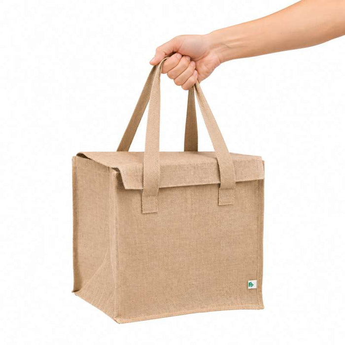 Cabas en jute brun 380x330mm H380mm - 20Pcs