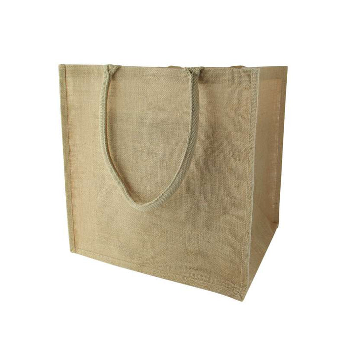 Sac cabas en jute brun  380x330mm H380mm-20Pcs