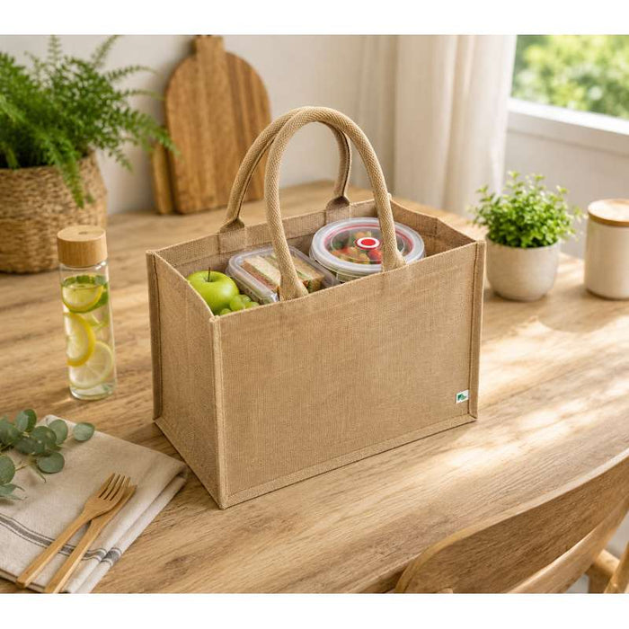 Sac cabas en jute brun 450x220mm H370mm-25Pcs