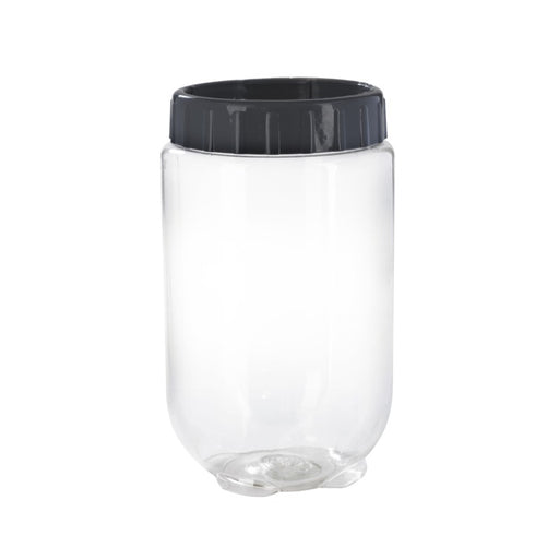 Bocal Bokolock en plastique PET réutilisable avec couvercle clipsable, empilable  H170mm 1000ml - 24Pcs