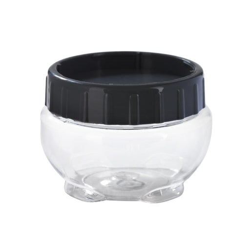 Bocal Bokolock en plastique PET réutilisable avec couvercle clipsable, empilable  H75mm 430ml - 36Pcs