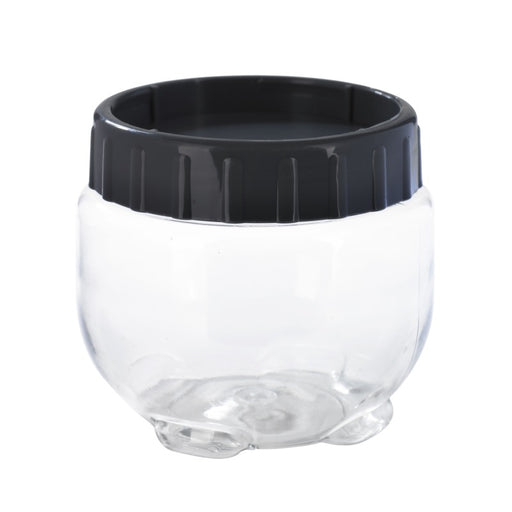 Bocal Bokolock en plastique PET réutilisable avec couvercle clipsable, empilable  H90mm 550ml - 36Pcs