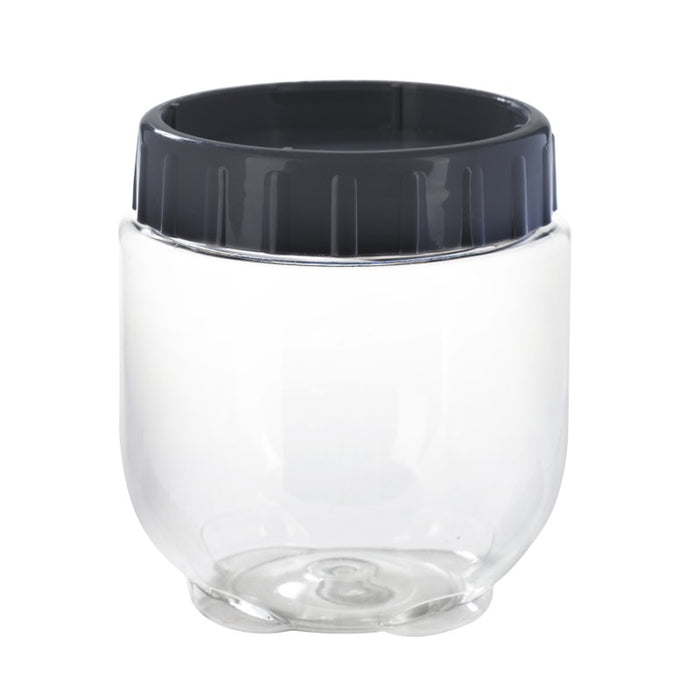 Bocal Bokolock en plastique PET réutilisable avec couvercle clipsable, empilable  H110mm 750ml - 24Pcs