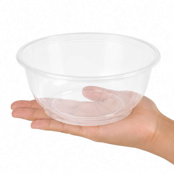 Bol transparent rond en PP injecté réemployable Ø175mm H73mm 1050ml - 500Pcs