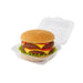 Boite burger réemployable transparent  160x130mm H90mm-24Pcs