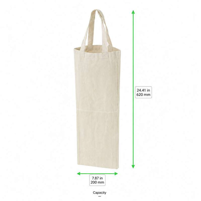 Sac baguette en coton 200mm H620mm-50Pcs