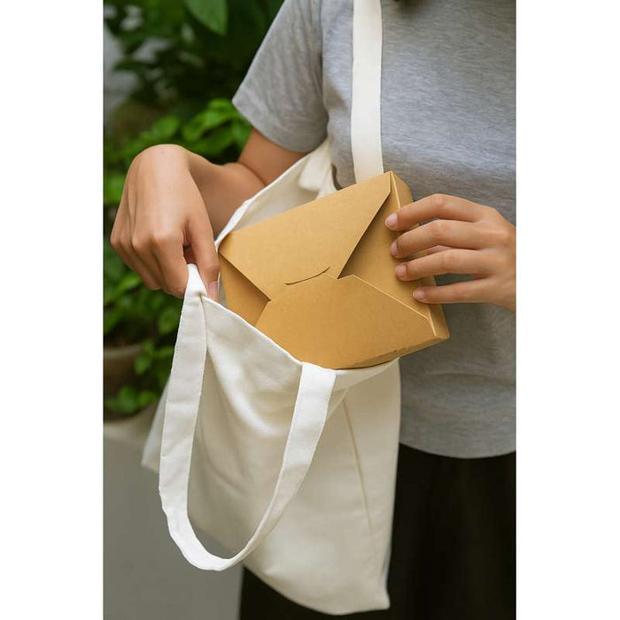 Sac à bento en coton Ø215mm - 100Pcs
