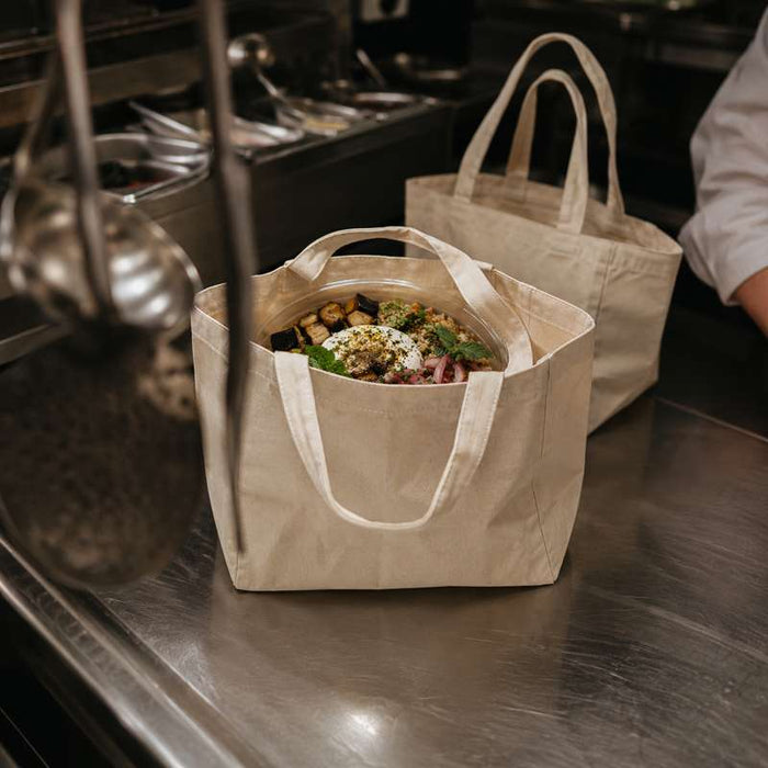 Sac à bento en coton Ø215mm - 100Pcs