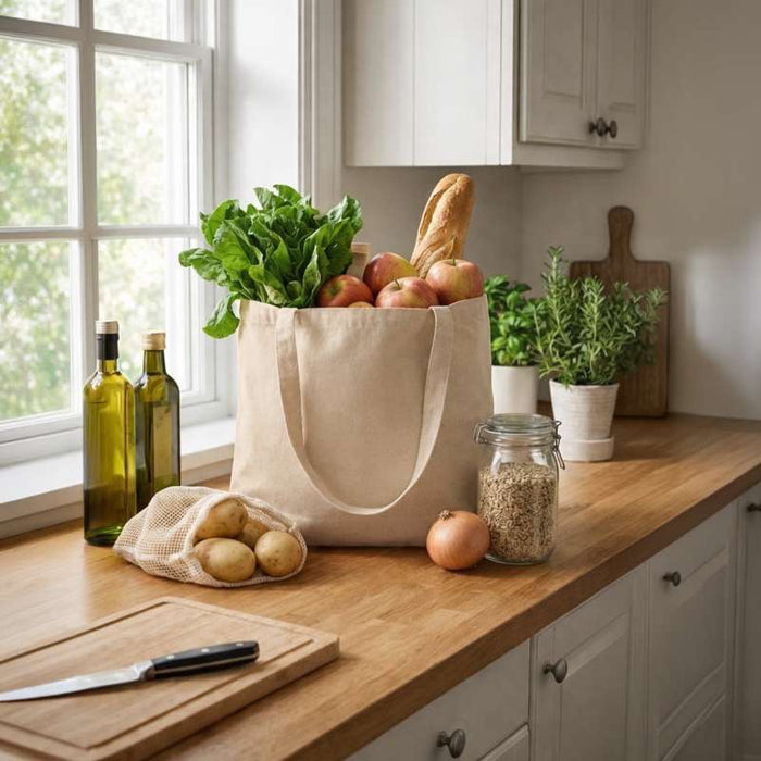 Sac Lunch en coton 360x220mm H270mm-50Pcs