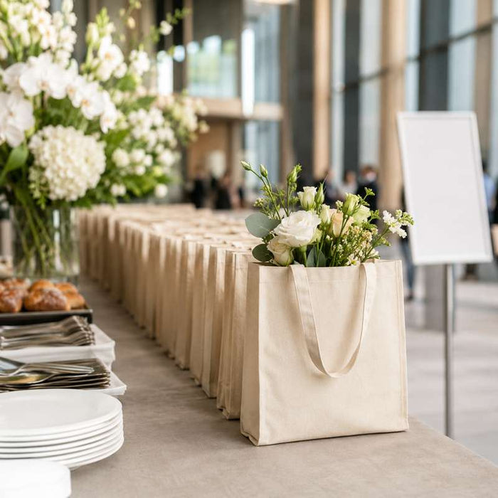Sac Lunch en coton 360x220mm H270mm-50Pcs