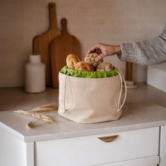 Sac à pain en coton H170mm-50Pcs