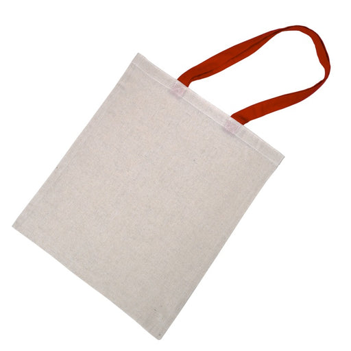 Tote bag à anses rouges  10x350mm H420mm-100Pcs