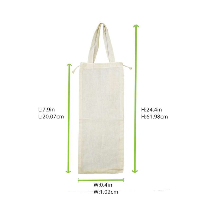 Sac à pain tradition en coton 10x200mm H500mm-50Pcs