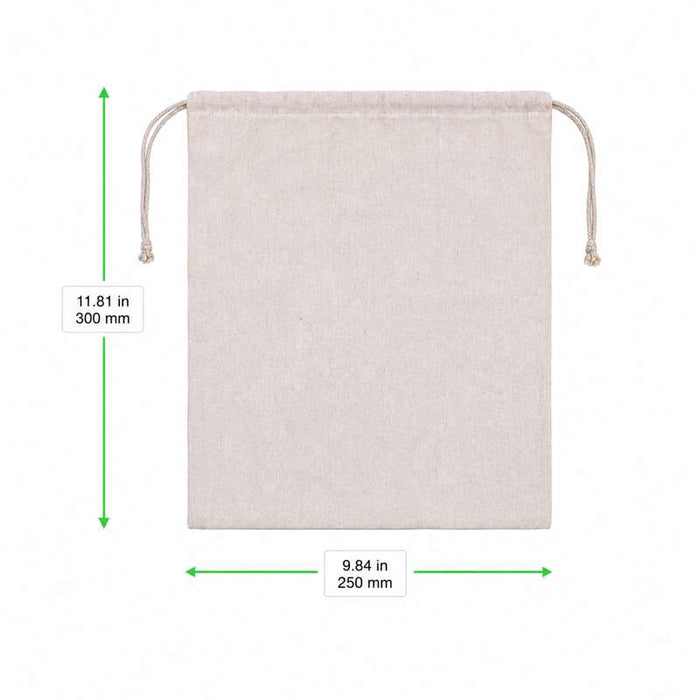 Sac en coton multiusage 10x250mm H300mm-50Pcs