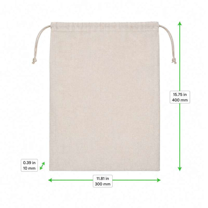 Sac en coton multiusage 10x300mm H400mm-50Pcs