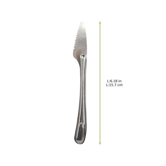 Couteau de table en acier inoxydable sous étui protecteur 159mm - 500Pcs