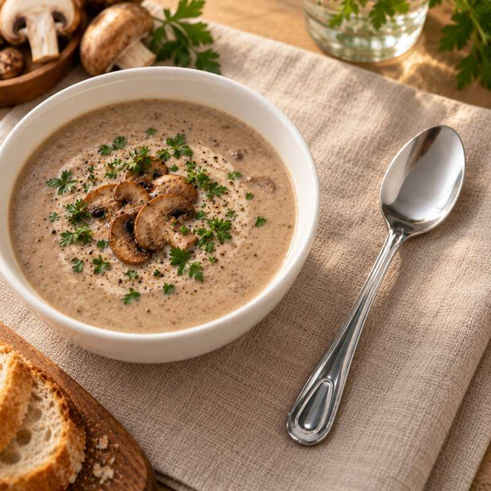 Cuillère à soupe en inox "Noxcut" avec étui 159mm - 500Pcs