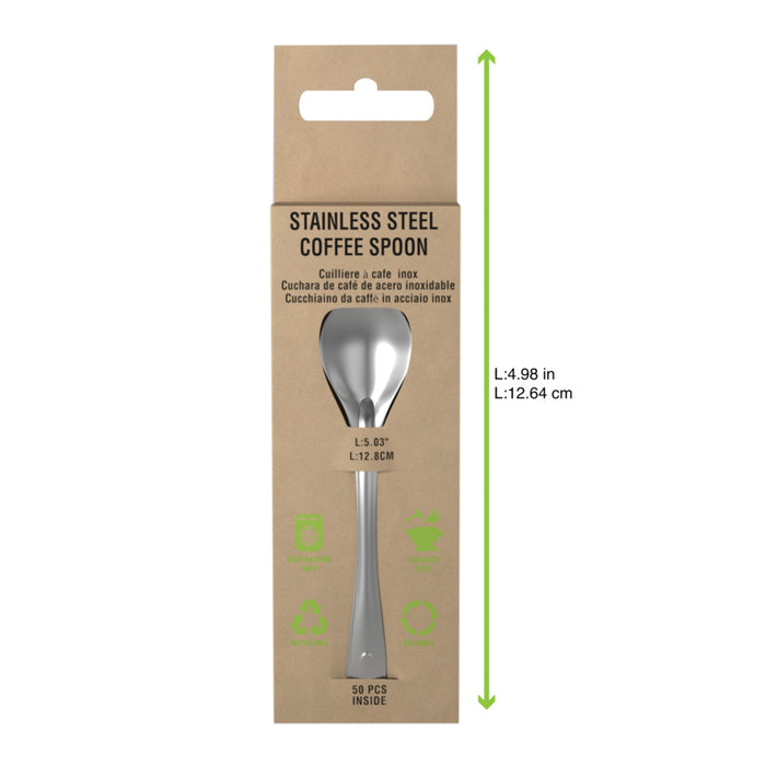 NOXCUT Cuillère à café inox  128x27mm H15mm-500Pcs