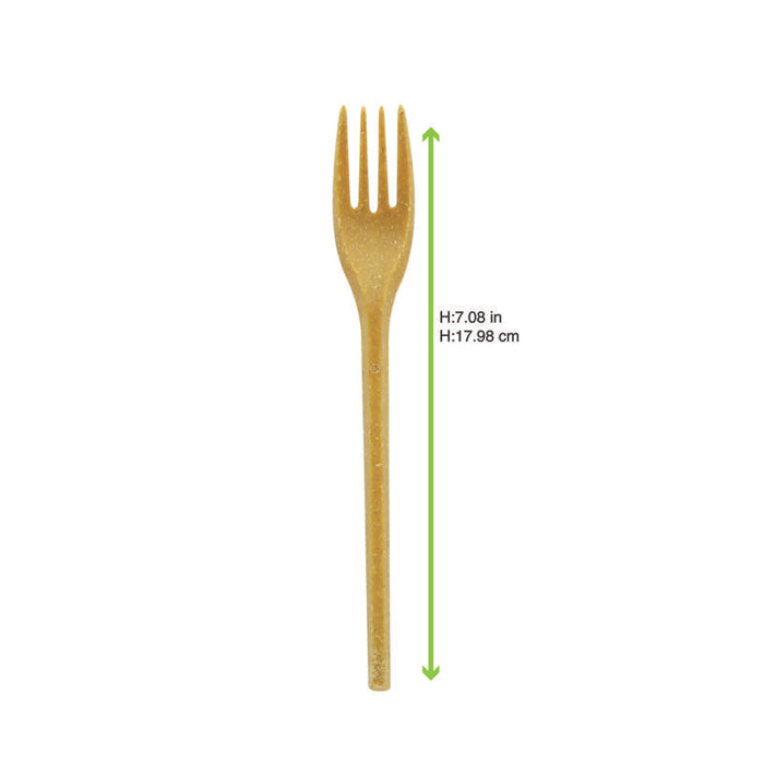 WOODARY Fourchette réemployable en bois composite   H180mm-1000Pcs