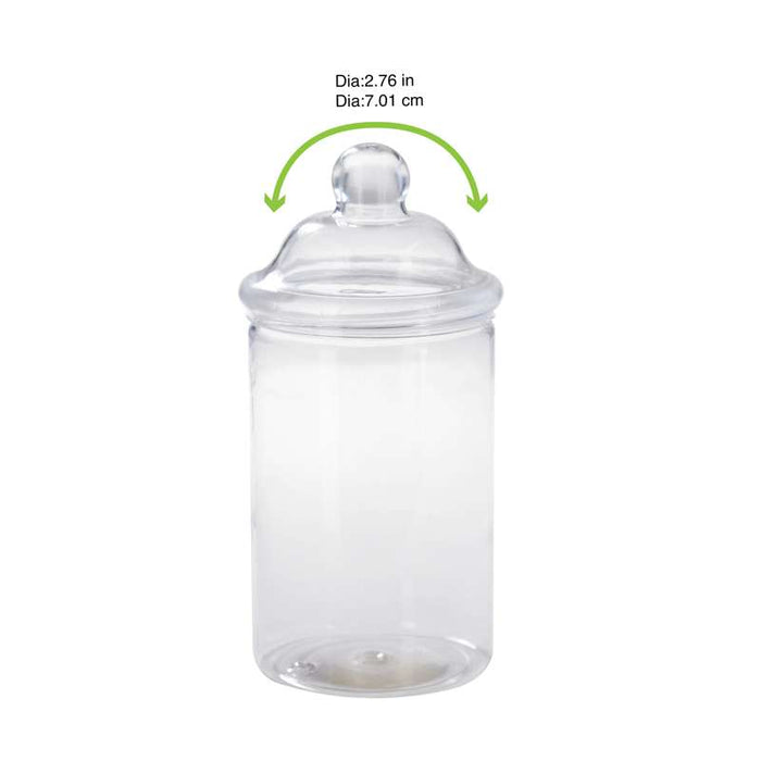 Couvercle dôme transparent à visser pour pot "Deli" Ø69mm H55mm - 225Pcs