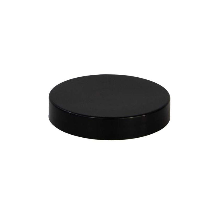 Couvercle plat à visser noir en PP pour pot "Deli" Ø70mm - 225Pcs