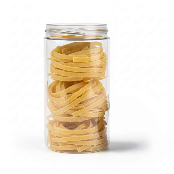 Bocal Bokotwist en plastique PET réutilisable  H167mm 1000ml - 80Pcs