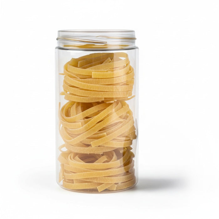 Bocal Bokotwist en plastique PET réutilisable  H167mm 1000ml - 80Pcs