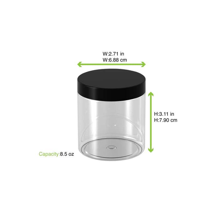 Bocal Bokotwist en plastique PET réutilisable  H79mm 250ml-225Pcs