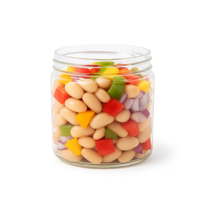 Bocal Bokotwist en plastique PET réutilisable  H115mm 400ml-225Pcs