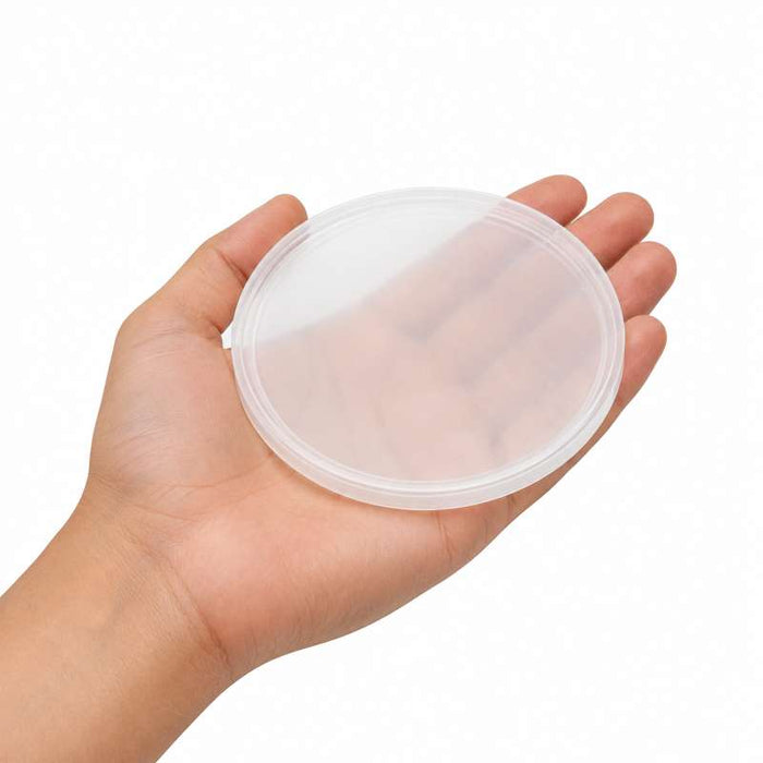 Couvercle transparent "Deli" en PP injecté Ø119mm - 500Pcs