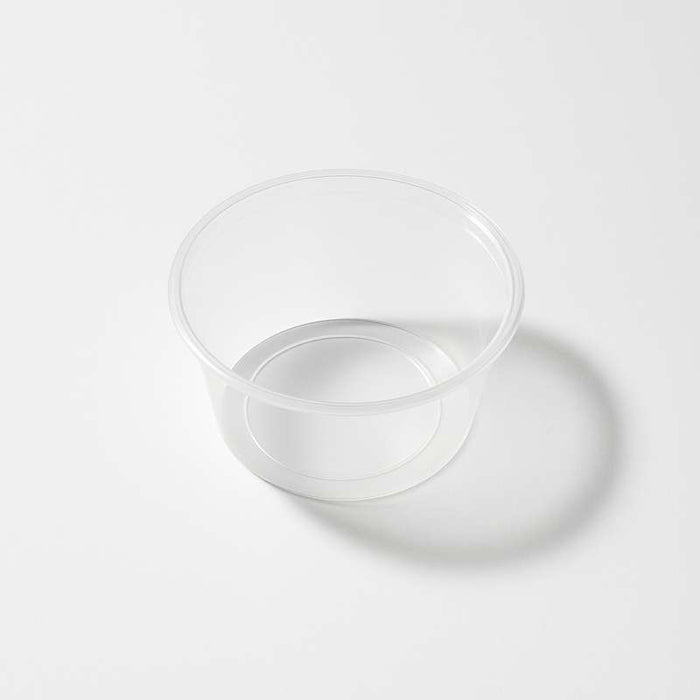 Couvercle transparent en PP injecté pour pot "Deli" Ø123mm - 500Pcs