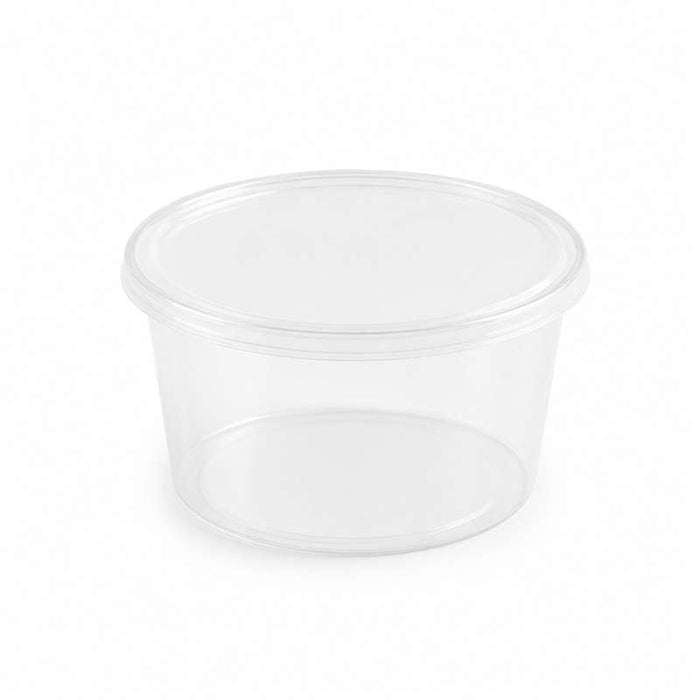 Couvercle transparent en PP injecté pour pot "Deli" Ø100mm - 500Pcs