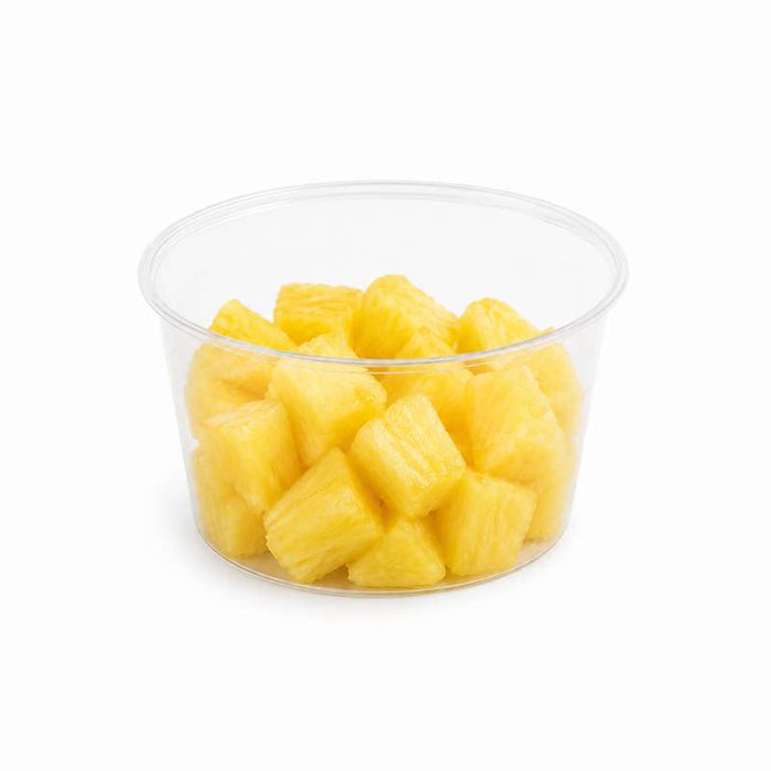 Pot rond "Deli" transparent en polypropylène injecté Ø117mm H40mm 300ml - 500Pcs