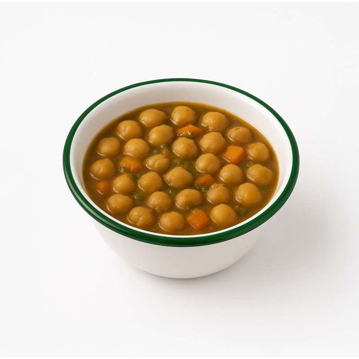 Bol Enamel blanc en acier émaillé  à bord plat et vert   H65mm 550ml-12Pcs