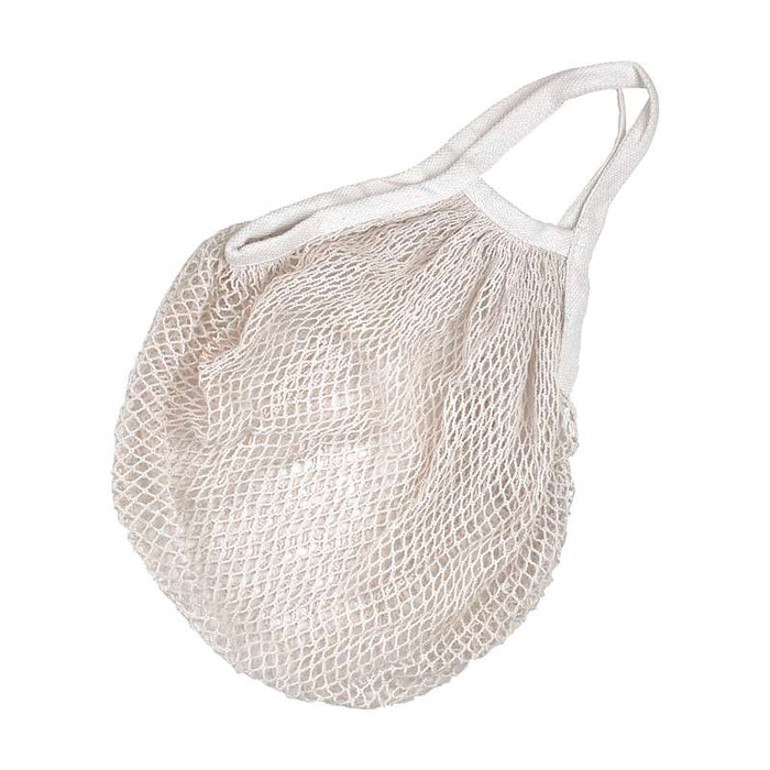 Filet de courses en coton naturel avec anses 10x400mm H400mm-24Pcs