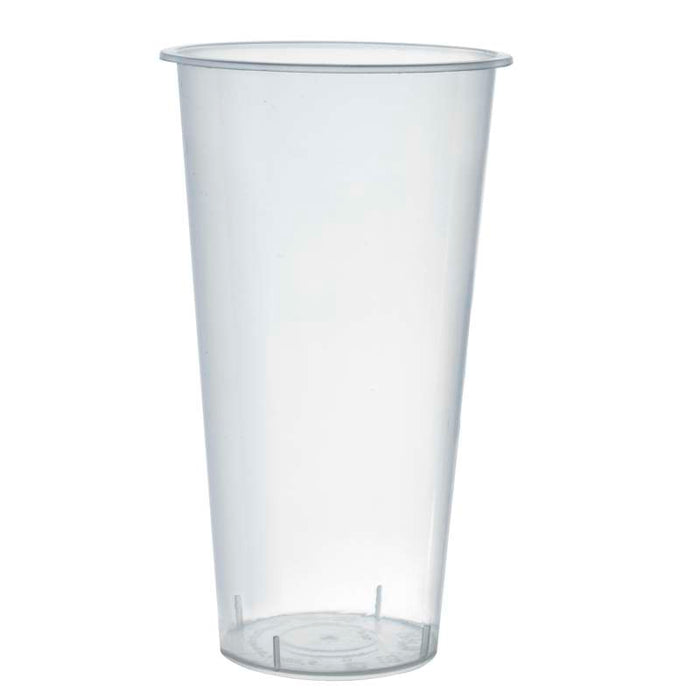 Gobelet Bubble tea transparent en PP injecté H155mm 580ml - 500Pcs
