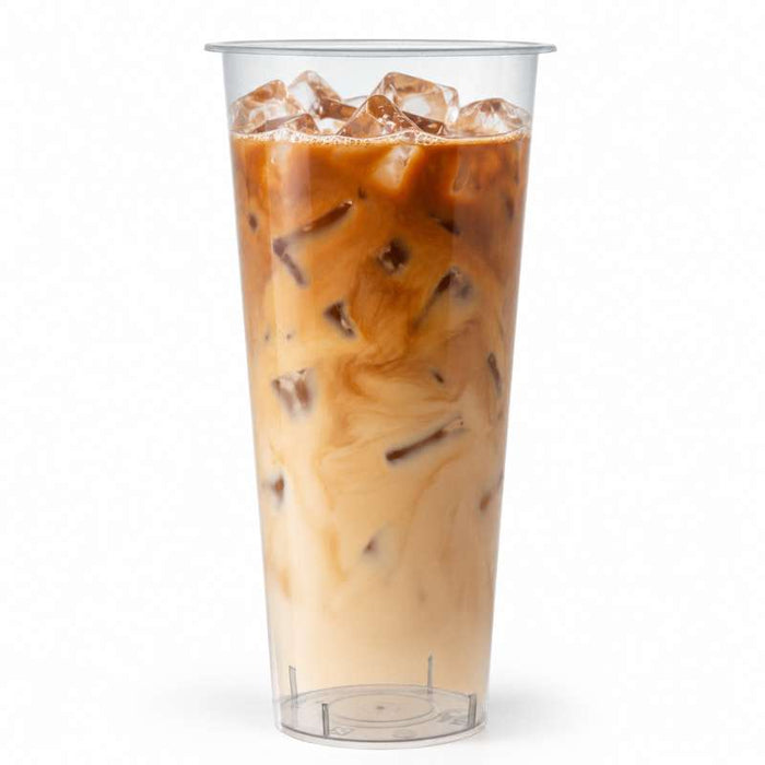 Gobelet bubble tea transparent en PP injecté H178mm 650ml - 500Pcs
