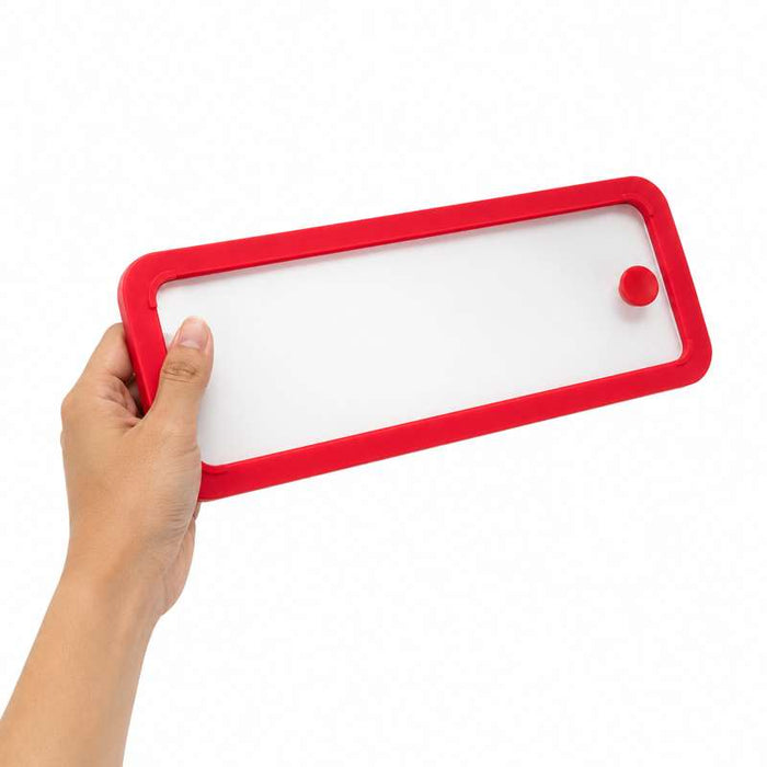 Couvercle gastronorme 1/3 en verre trempé et silicone 325x172mm H17mm - 12Pcs