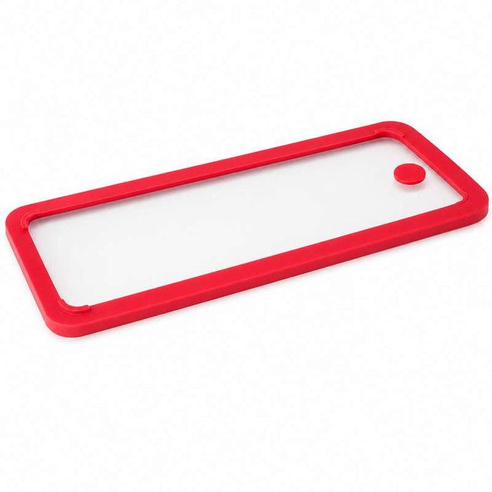 Couvercle gastronorme 1/3 en verre trempé et silicone 325x172mm H17mm - 12Pcs