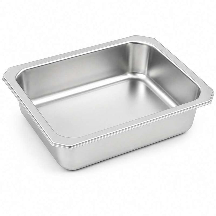 Barquette GN 1/4 scellable en inox 265x160mm H50mm - 36Pcs