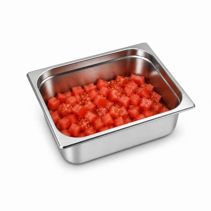 Bac gastronorme 1/2 en inox 325x265mm H65mm - 12Pcs