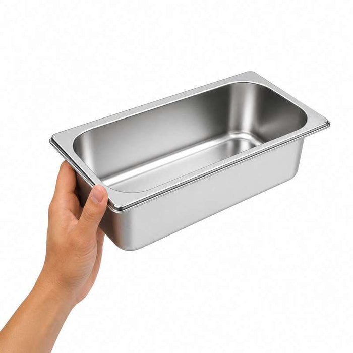 Bac gastronorme 1/3 en inox 325x176mm H65mm - 18Pcs