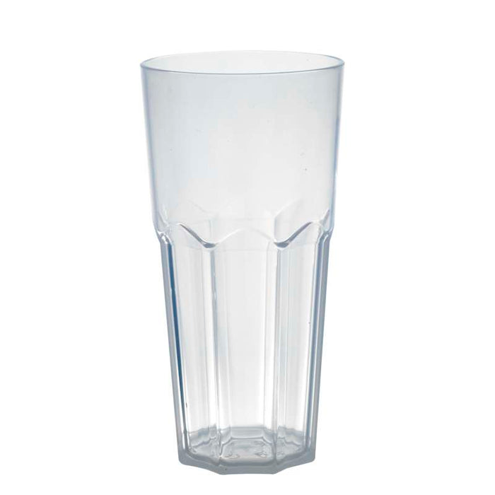 Verre à facette Cupoly en plastique PP  H127mm 240ml - 12Pcs