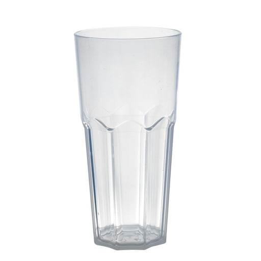 Verre à facette Cupoly en plastique PP  H127mm 240ml - 12Pcs