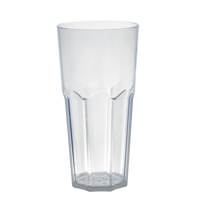 Verre à facette Cupoly en plastique PP  H127mm 240ml - 12Pcs