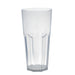 Verre à facette Cupoly en plastique PP  H127mm 240ml - 12Pcs